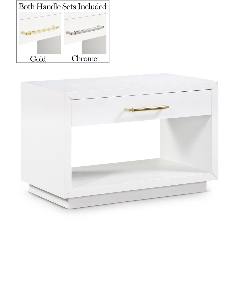 Avery - Night Stand - White