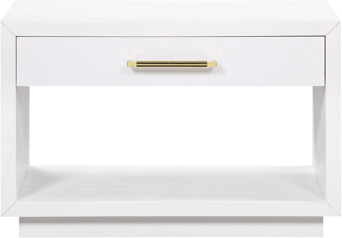 Avery - Night Stand - White