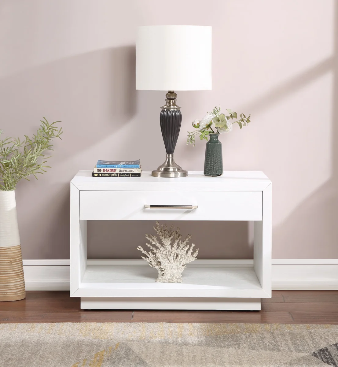 Avery - Night Stand - White