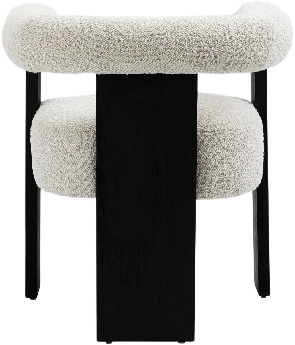 Barrel - Dining Chair - Black / Cream - View 2