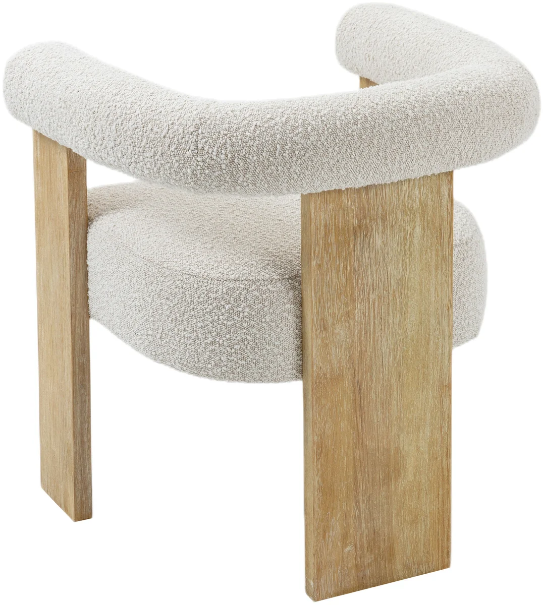 Barrel - Dining Chair - Natural / Cream