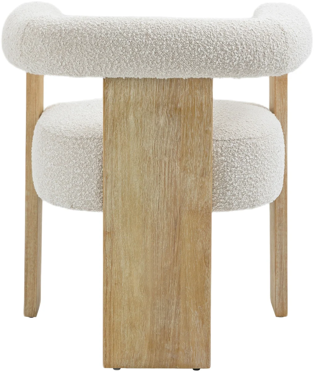 Barrel - Dining Chair - Natural / Cream - View 2