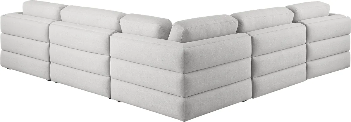 Beckham - 5 Piece Modular Corner Sectional - Beige