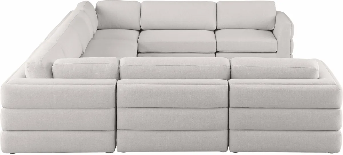 Beckham - 8 Piece Modular Sectional - Beige