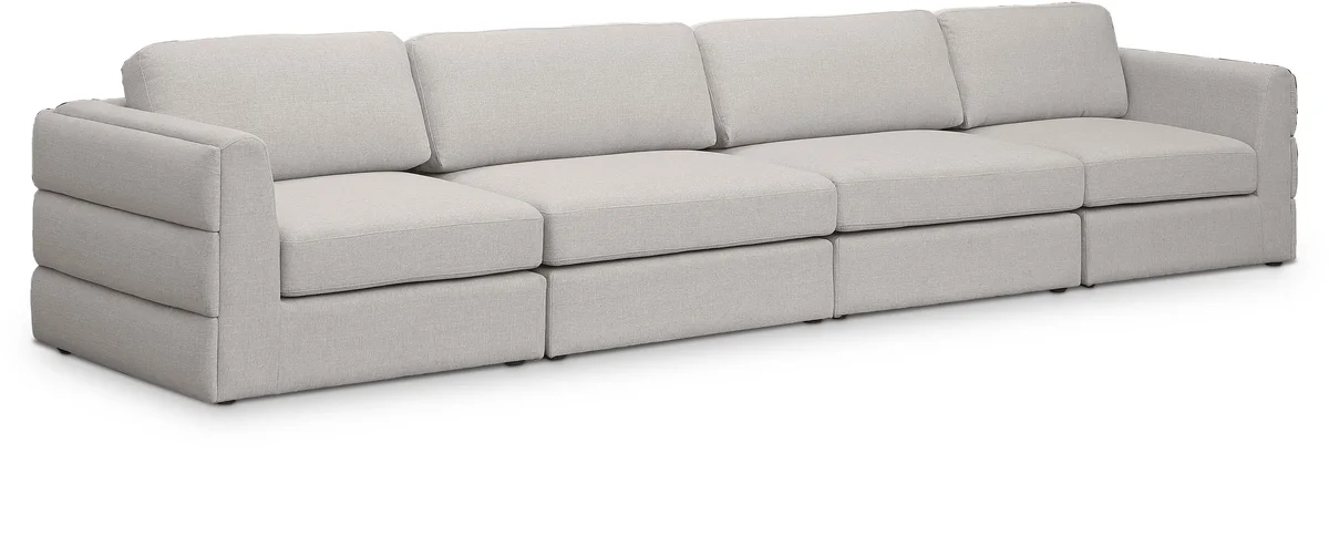 Beckham - Modular 4 Seat Sofa - Beige