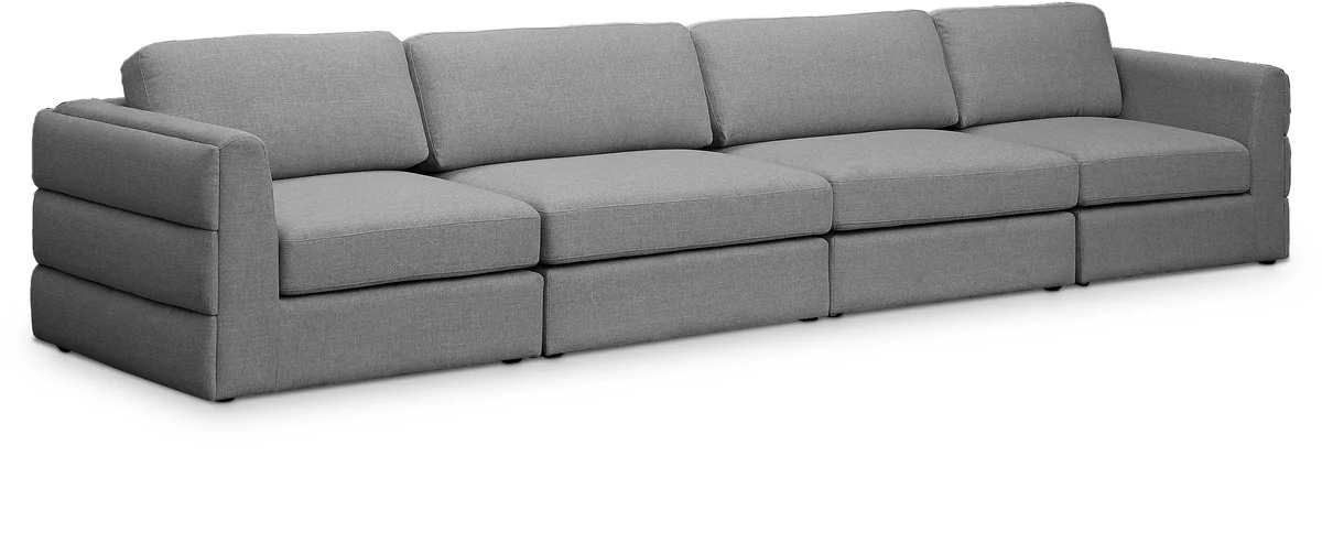 Beckham - Modular 4 Seat Sofa - Gray
