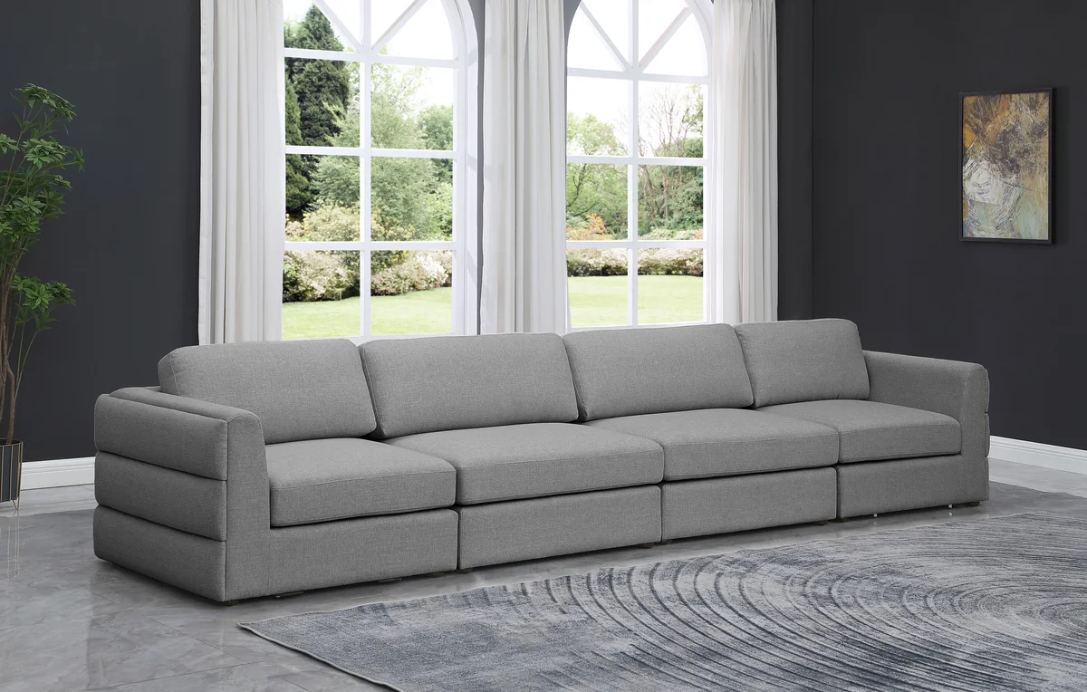 Beckham - Modular 4 Seat Sofa - Gray - View 2