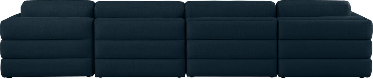 Beckham - Modular 4 Seat Sofa - Navy