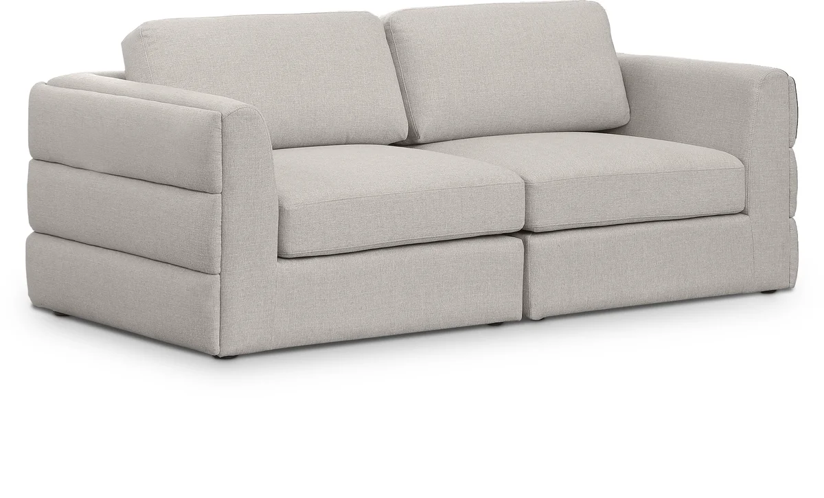 Beckham - Modular 2 Seat Sofa - Beige