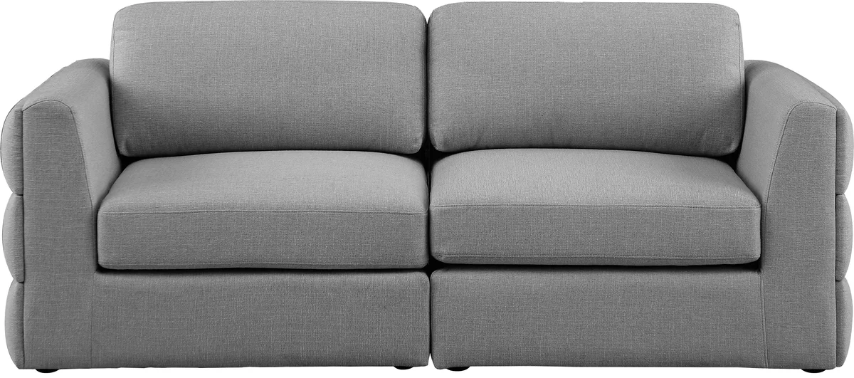 Beckham - Modular 2 Seat Sofa - Gray