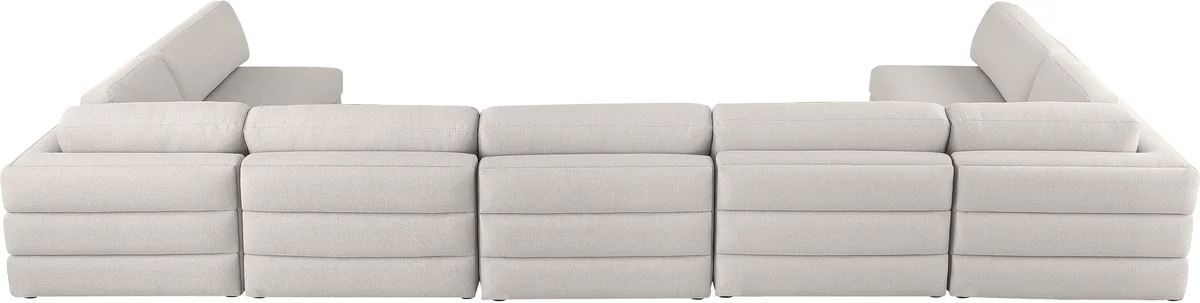 Beckham - 7 Piece Modular Sectional - Beige