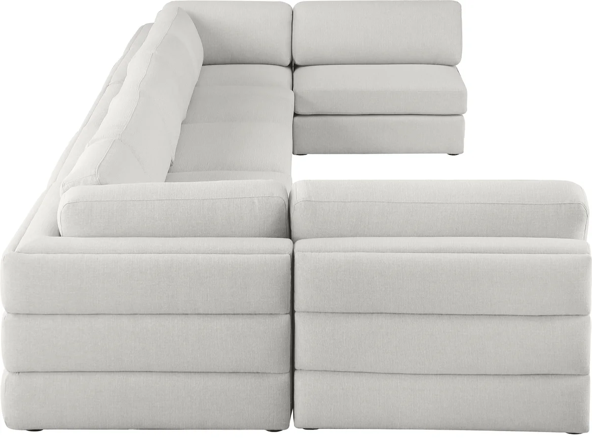 Beckham - 7 Piece Modular Sectional - Beige
