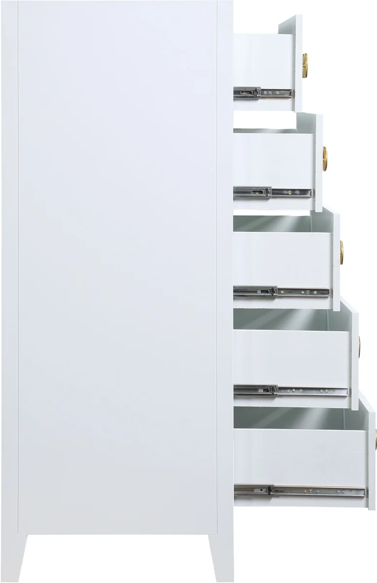 Bowtie - Chest - White / Gold