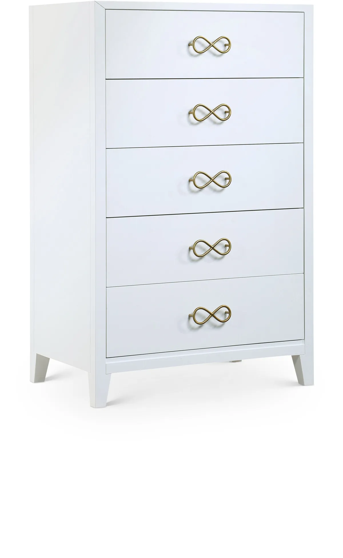 Bowtie - Chest - White / Gold