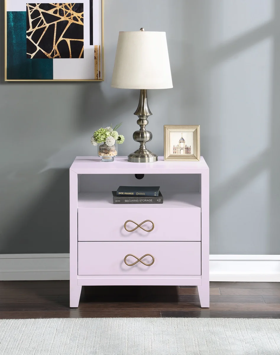 Bowtie - Night Stand - Pink / Gold - View 2