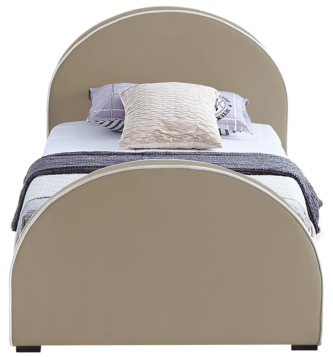 Brody - Twin Bed - Beige
