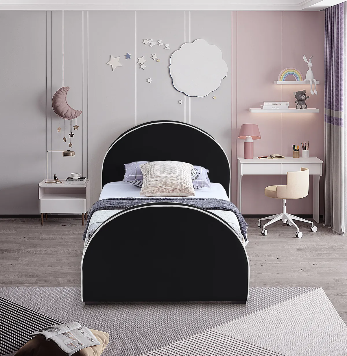 Brody - Twin Bed - Black