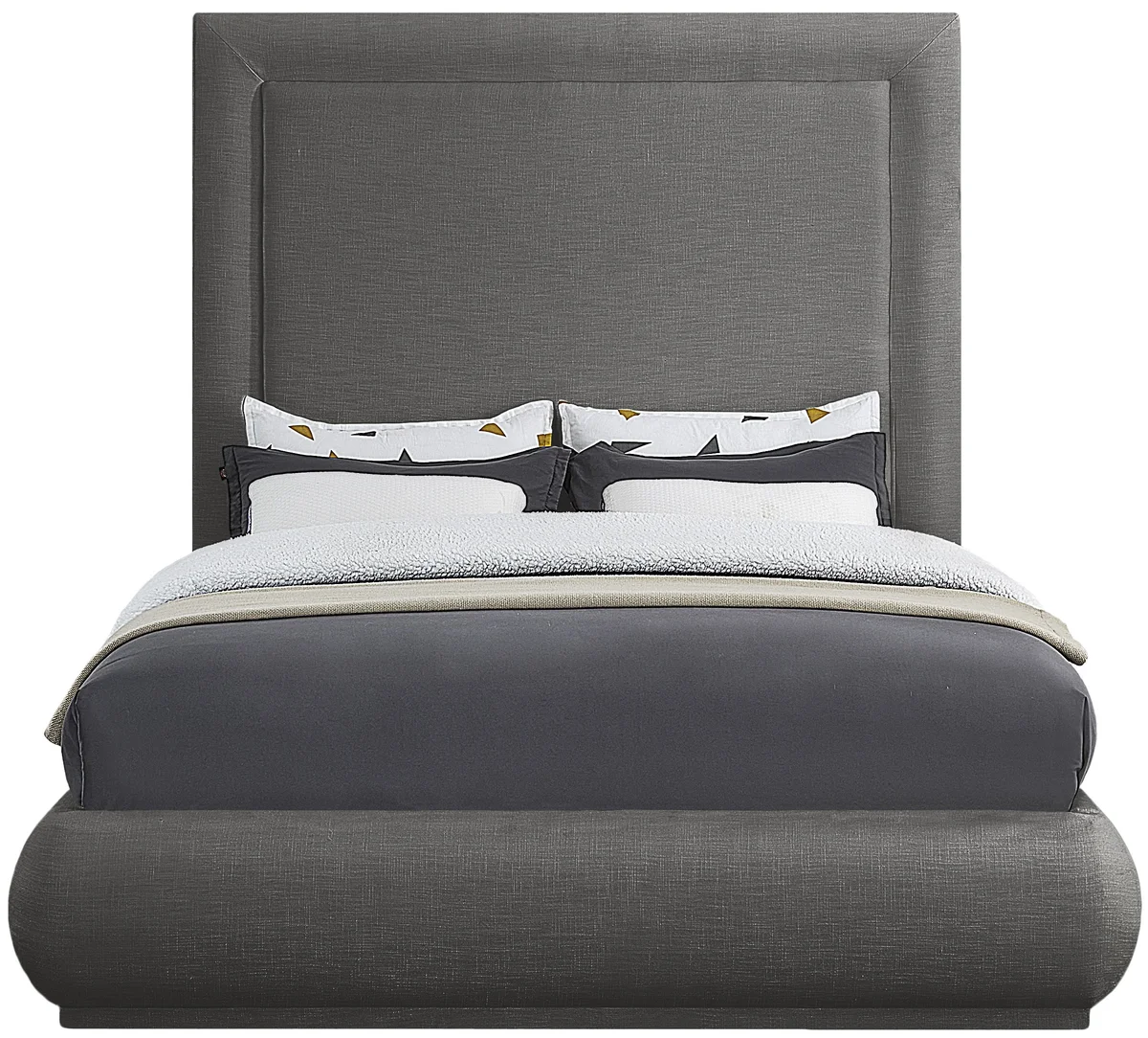 Brooke - Queen Bed - Gray