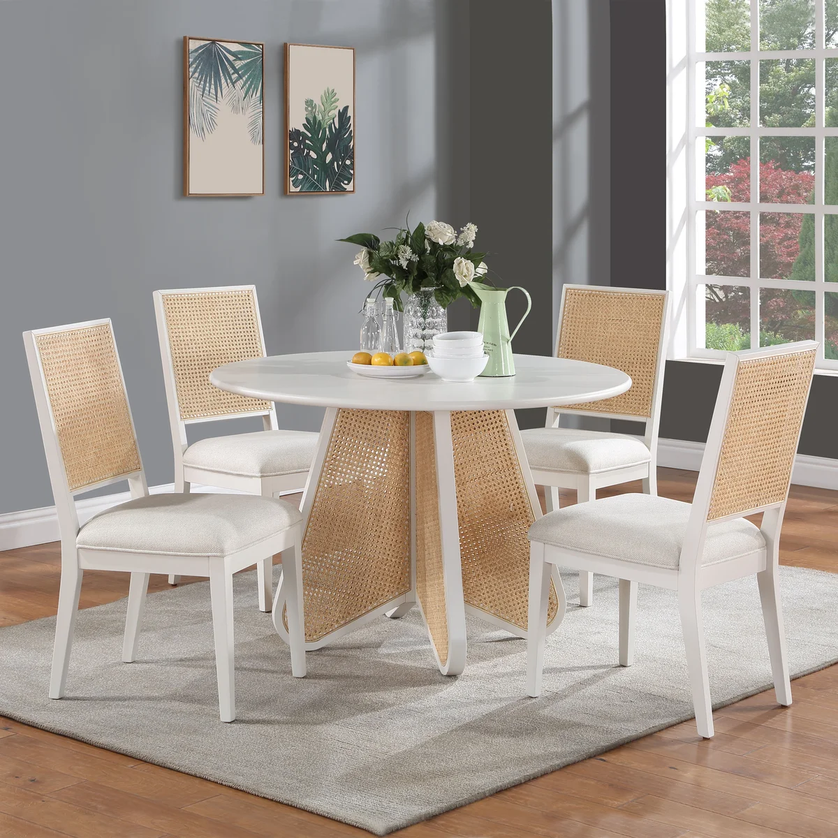 Butterfly - Dining Table - White - View 2