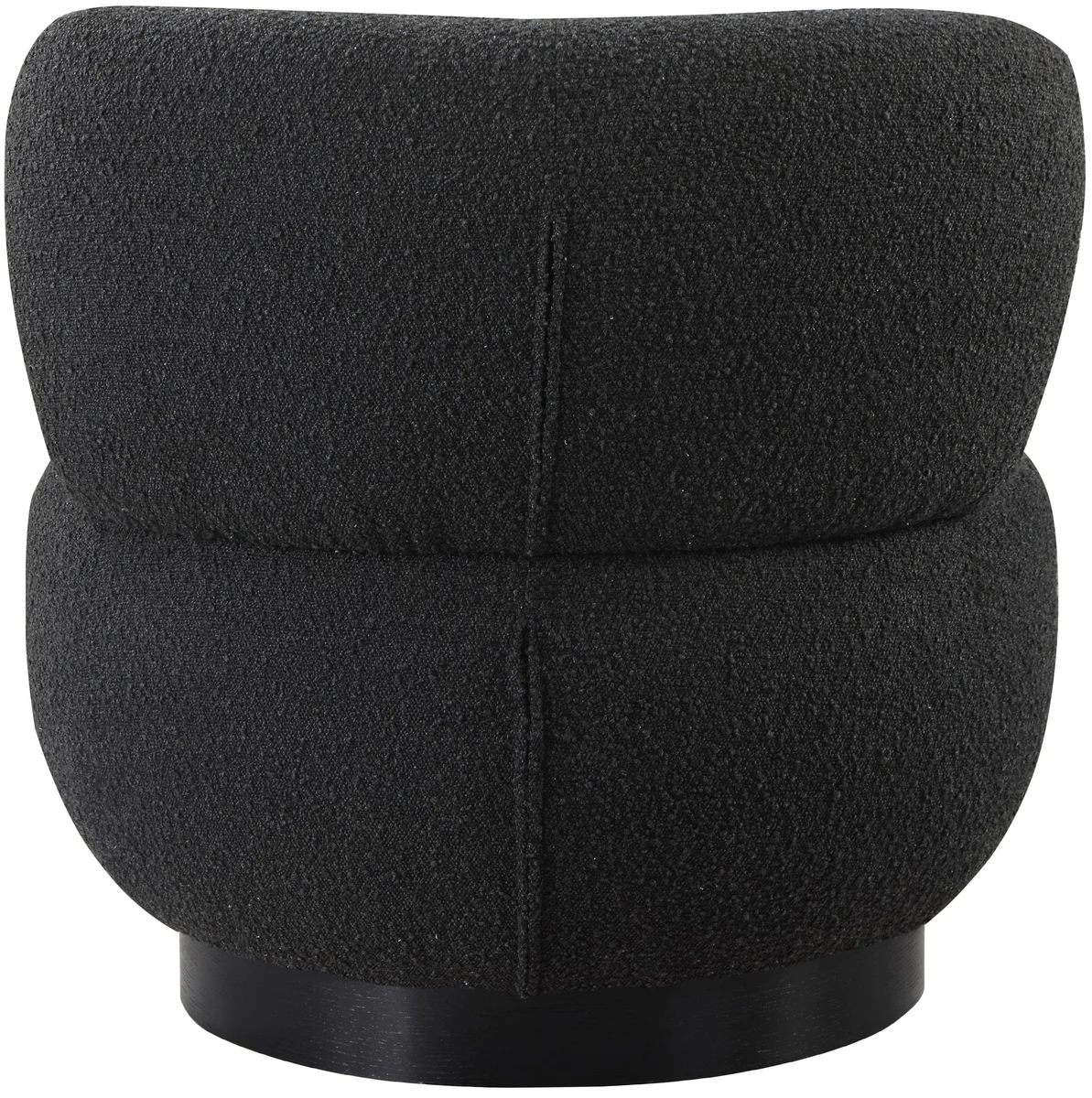 Calais - Accent Chair With Black Base - Black