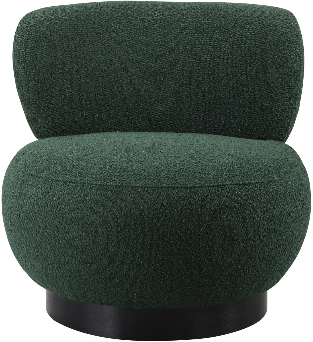 Calais - Accent Chair With Black Base - Green