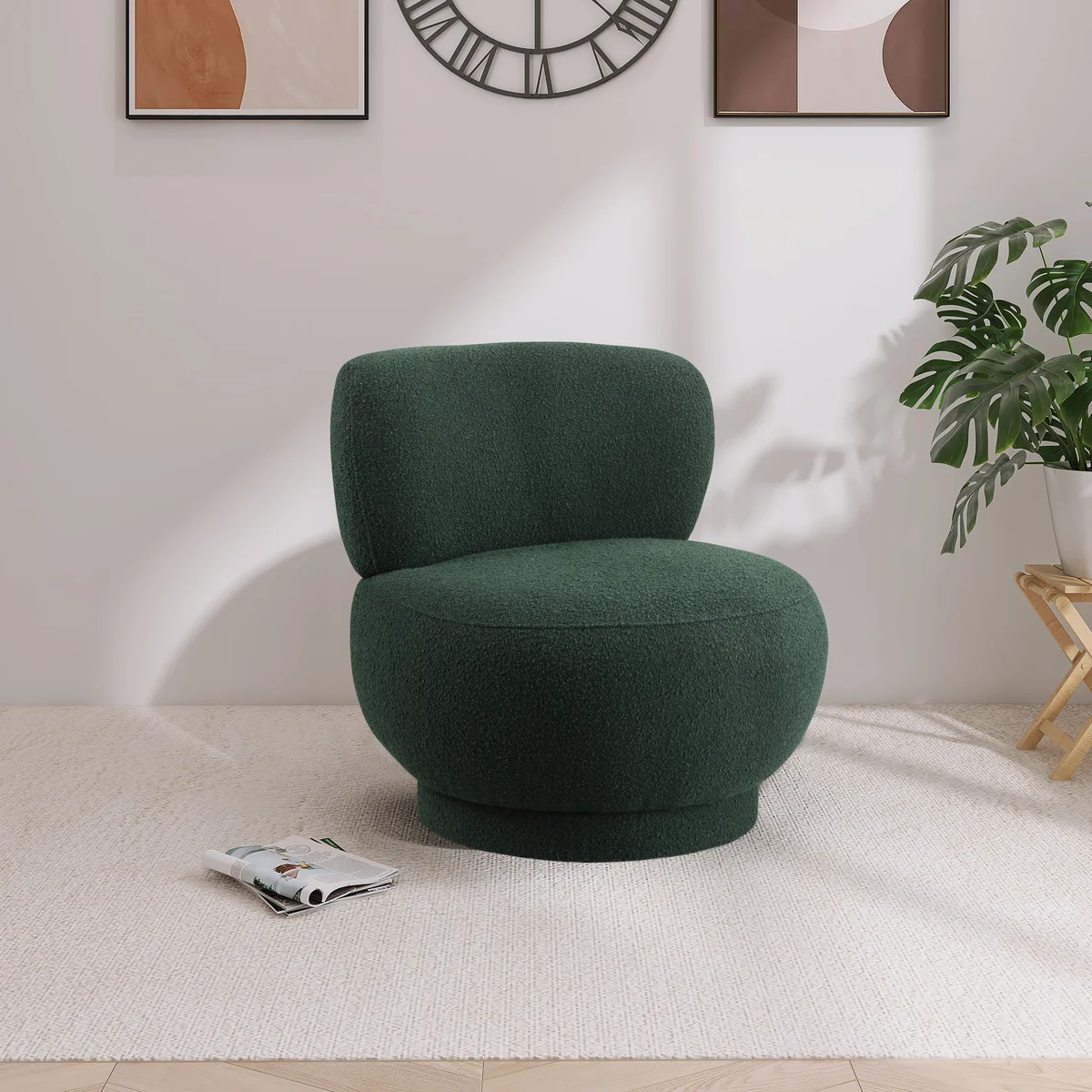Calais - Accent Chair - Green - View 2