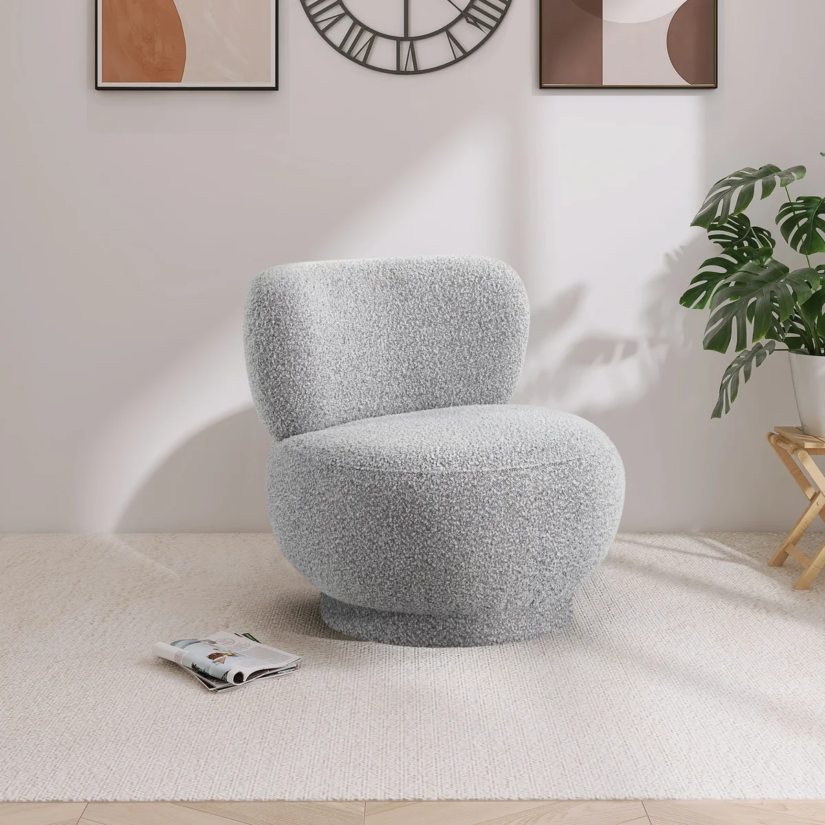Calais - Accent Chair - Gray - View 2