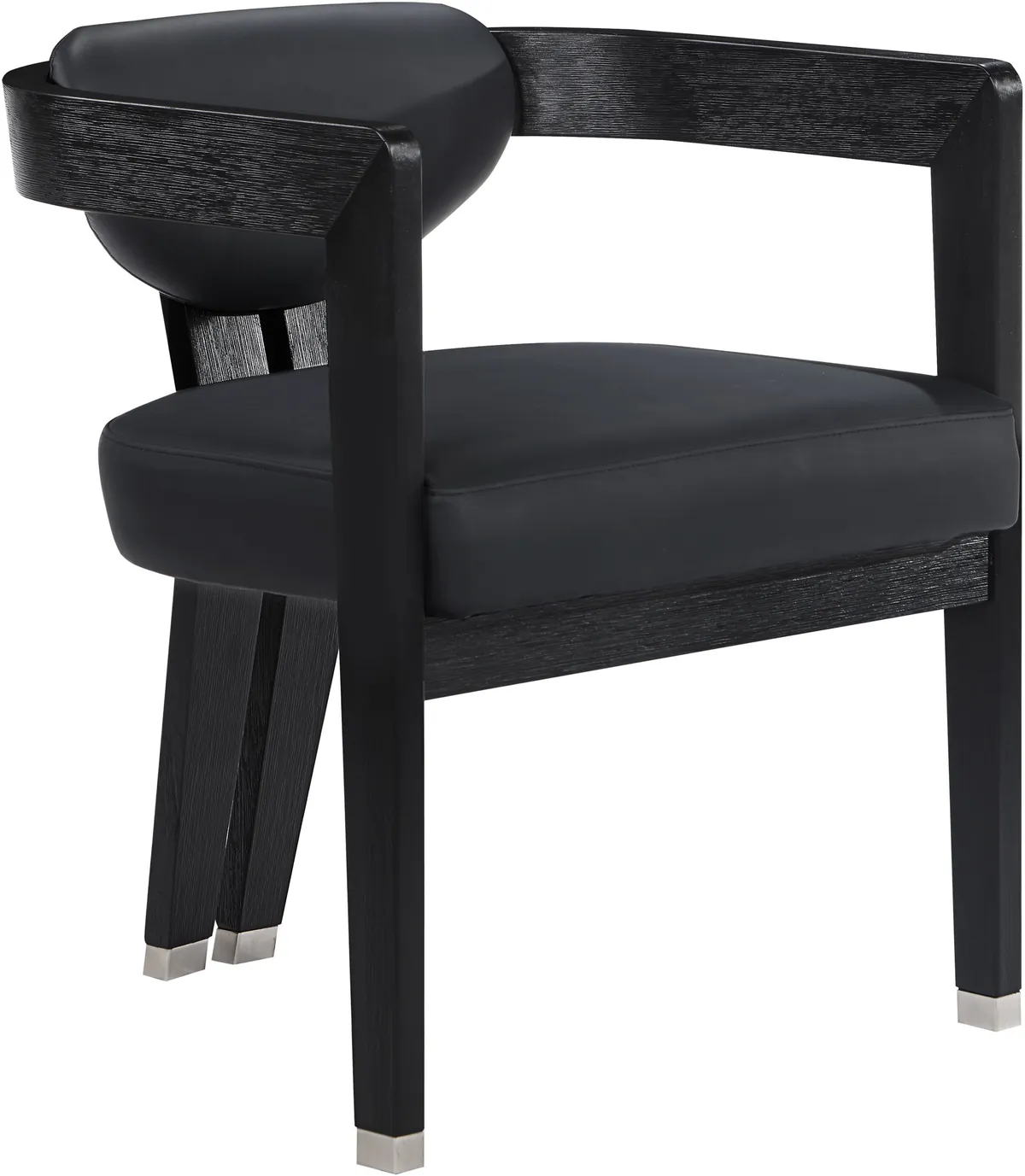 Carlyle - Dining Chair - Black - Faux Leather