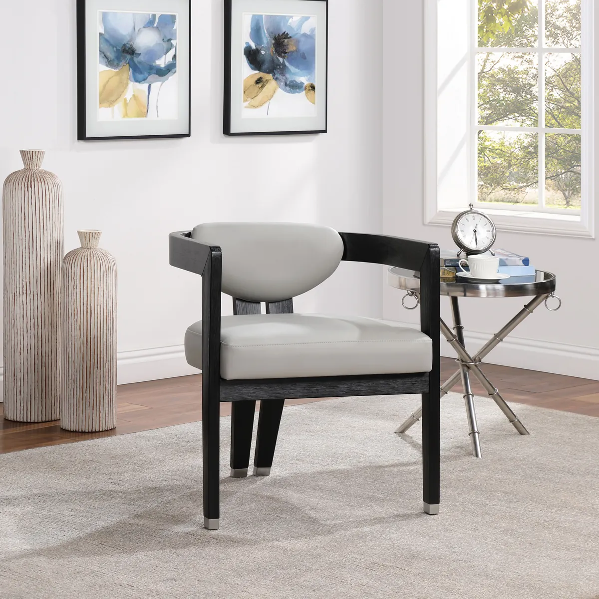 Carlyle - Dining Chair - Gray - View 2