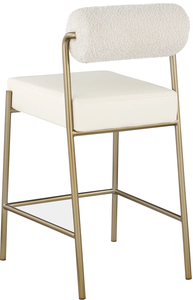 Carly - Counter Stool (Set of 2) - Cream - View 2