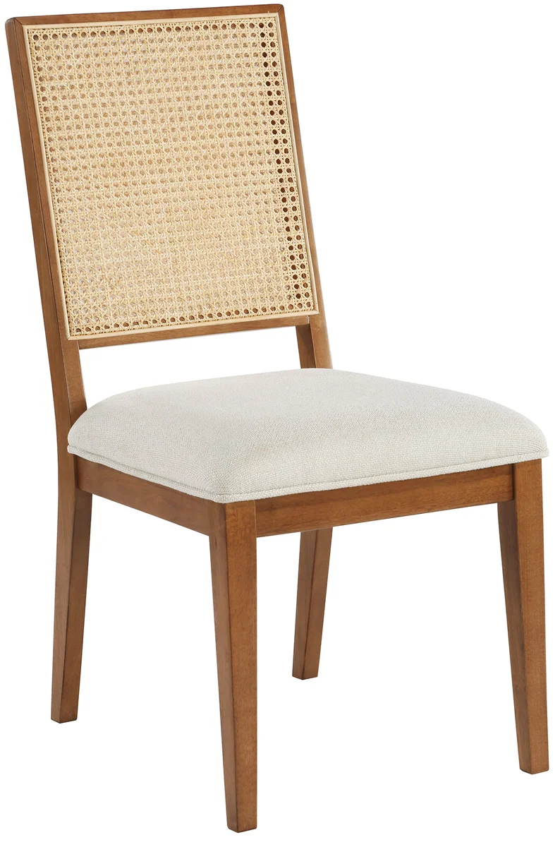 Butterfly - Fabric Dining Chair (Set of 2) - Cream