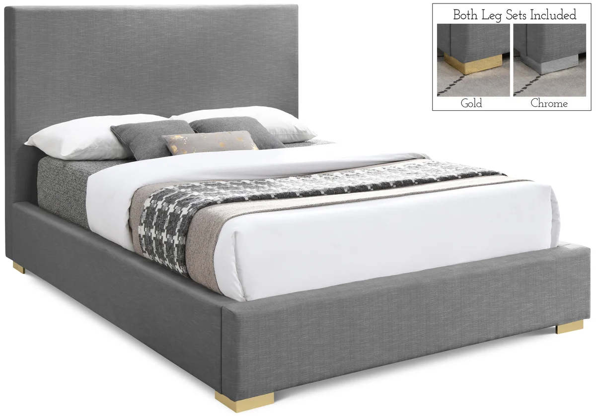 Crosby - King Bed - Gray