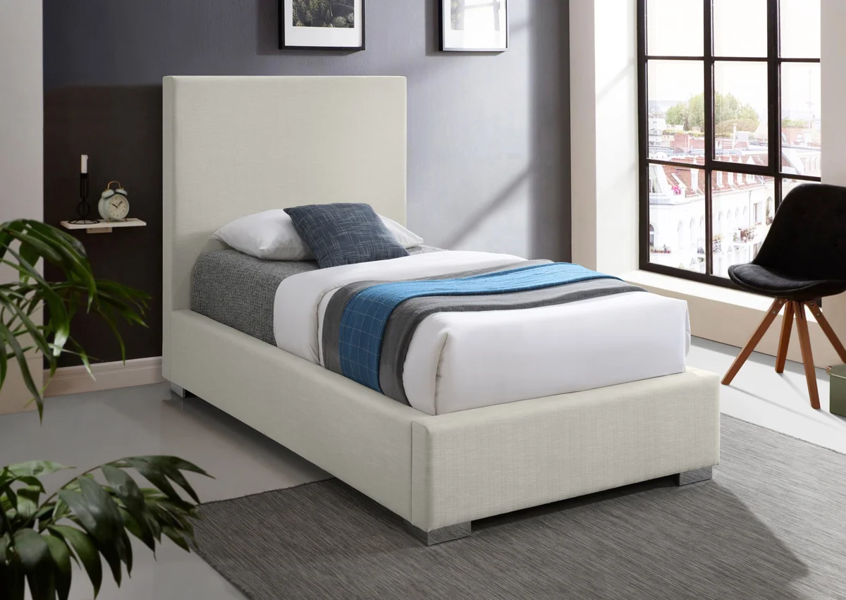 Crosby - Twin Bed - Beige