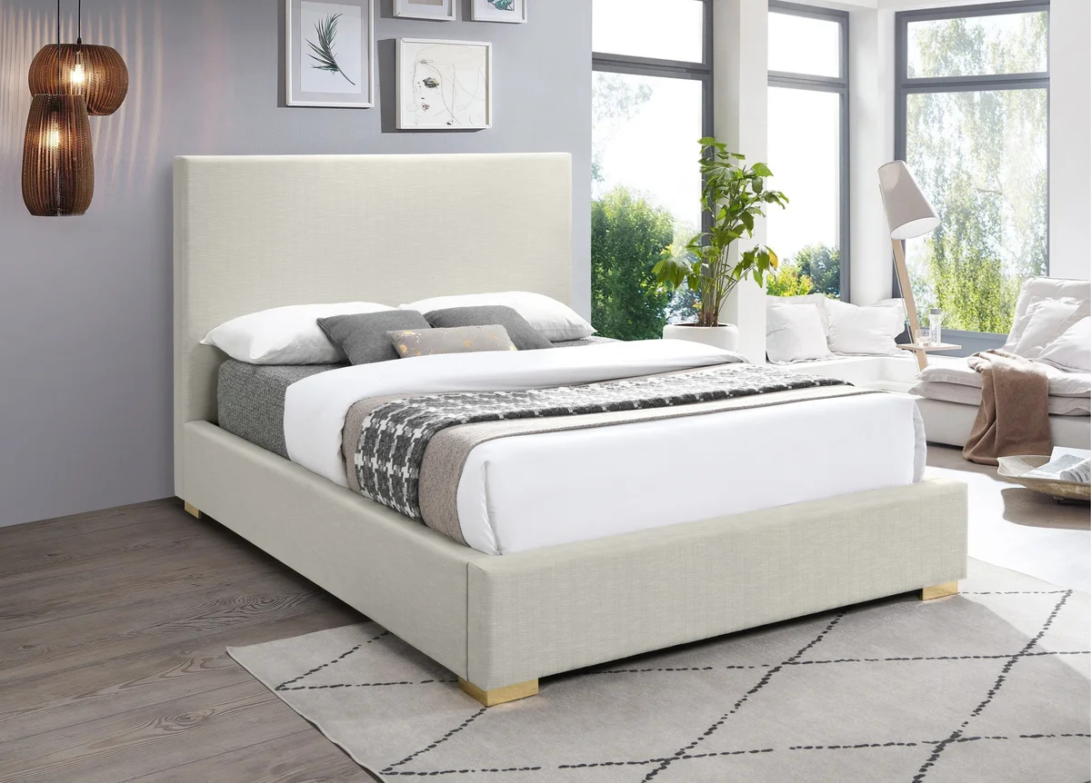 Crosby - King Bed - Beige