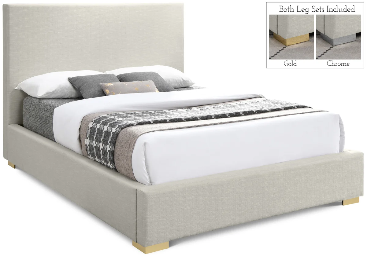 Crosby - King Bed - Beige