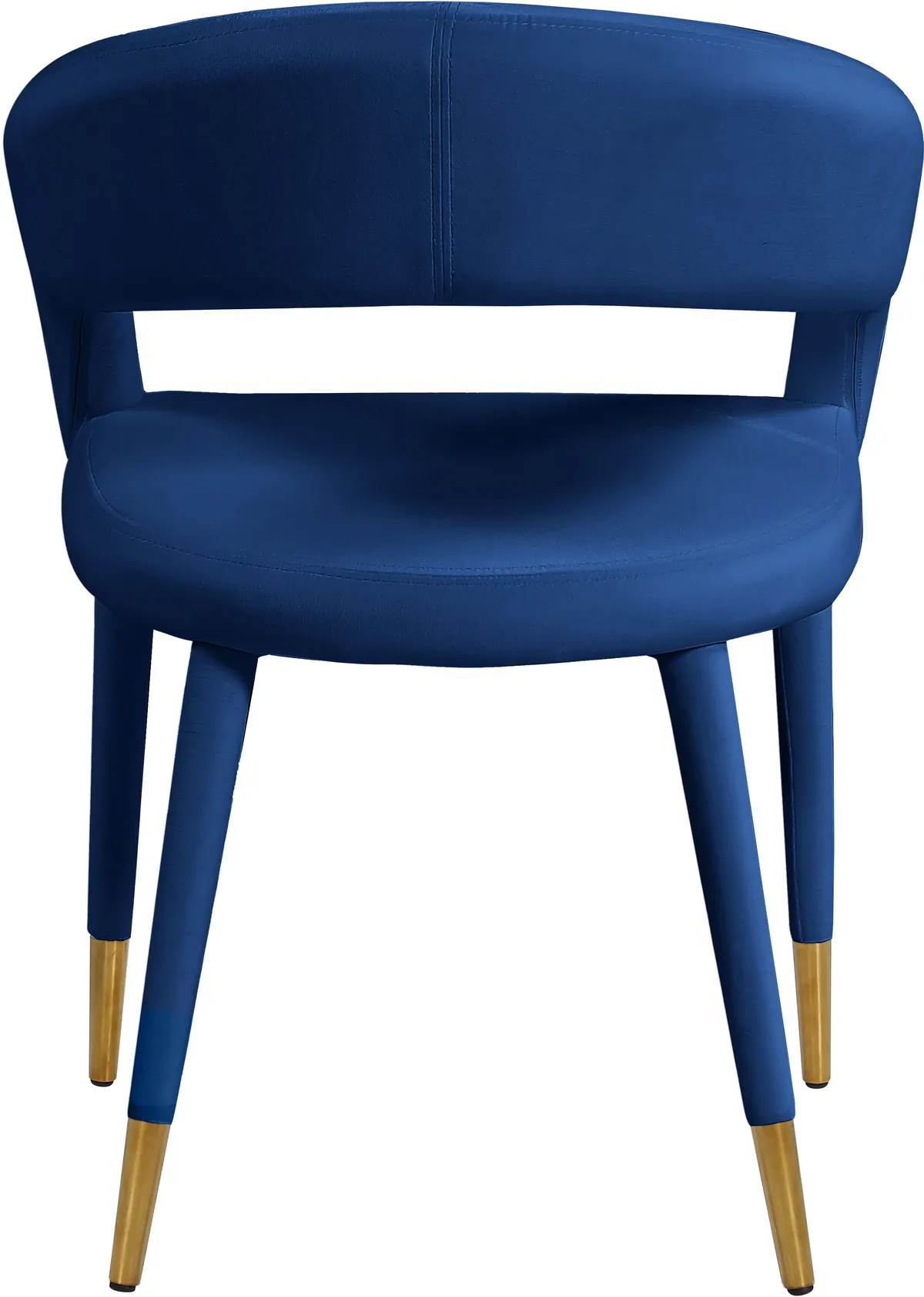 Destiny - Dining Chair - Navy - Fabric - View 2