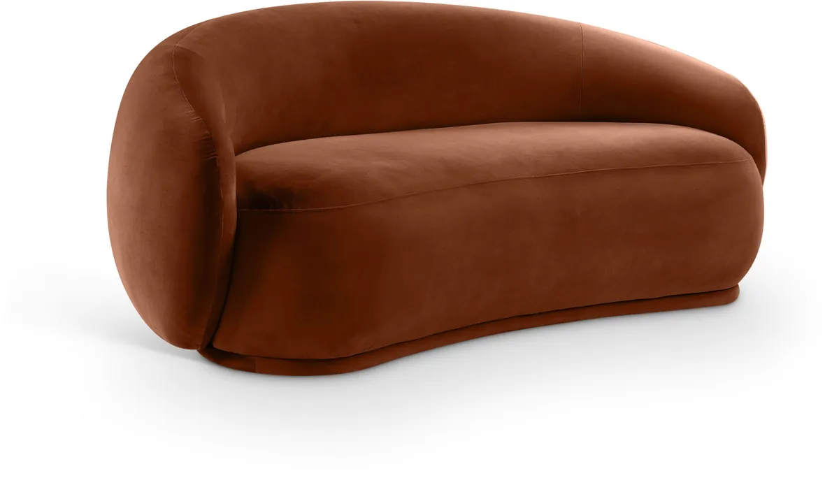 Emery - Loveseat - Cognac