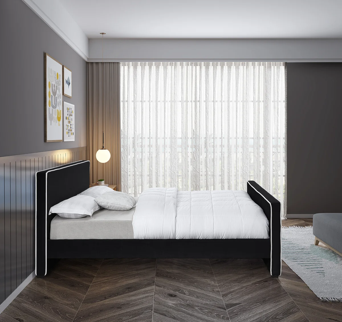 Dillard - King Bed - Black