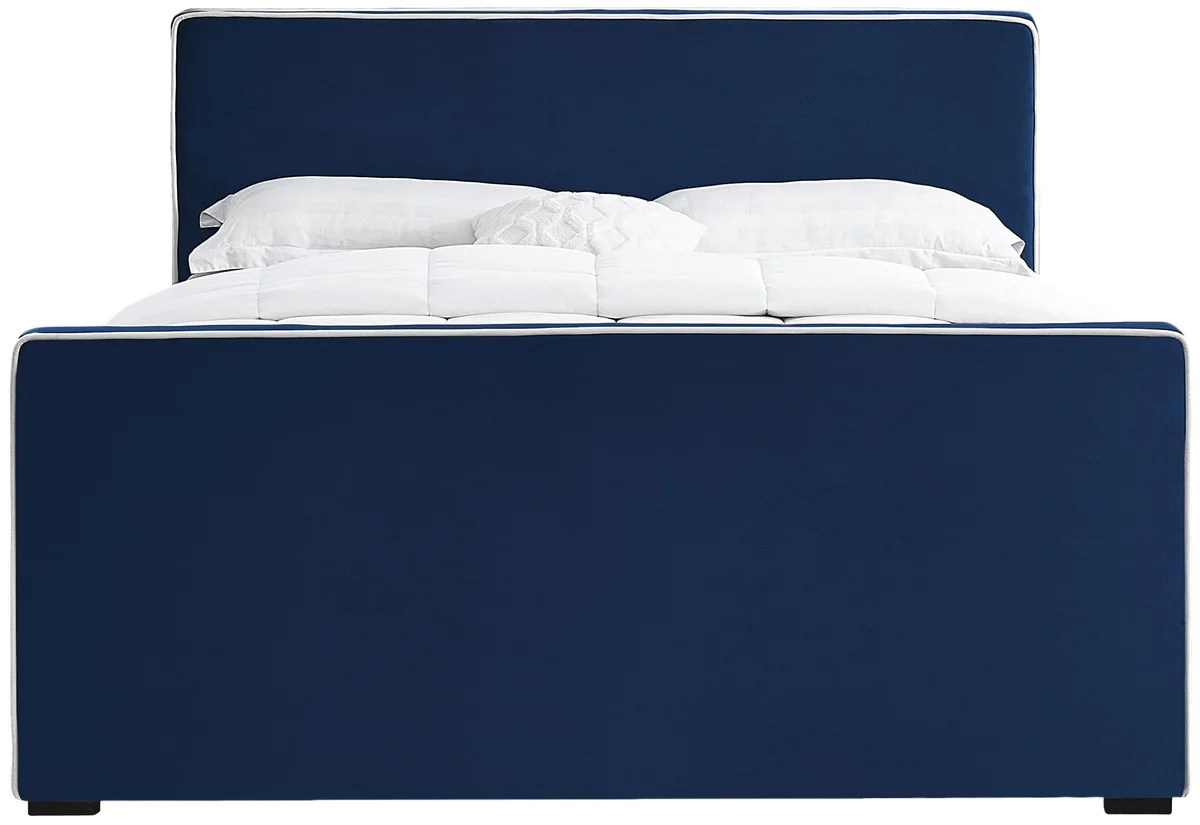 Dillard - King Bed - Navy