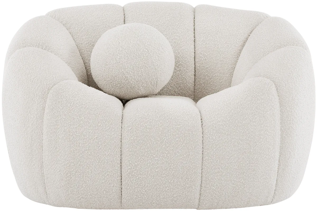 Elijah - Boucle Chair - Cream