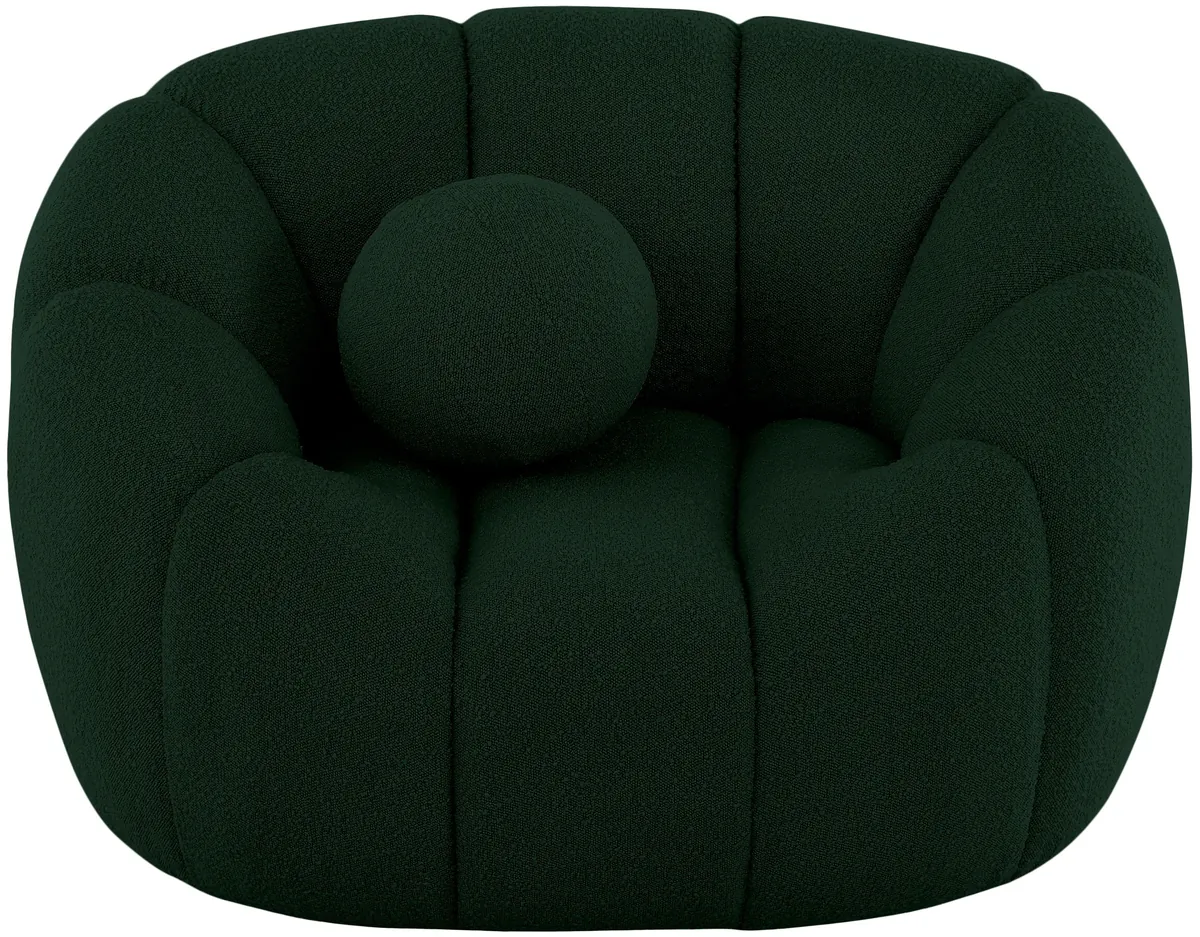 Elijah - Boucle Chair - Green