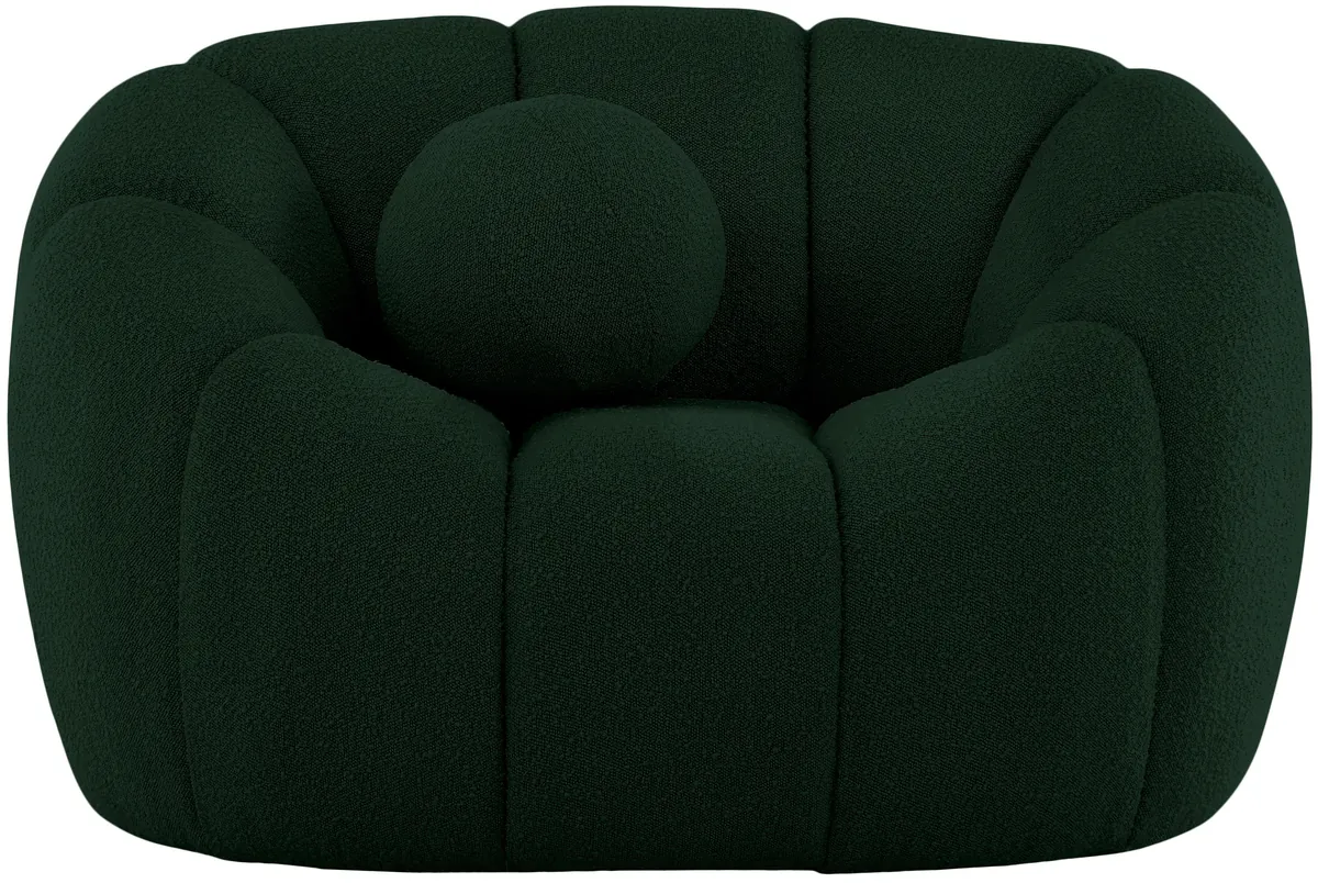 Elijah - Boucle Chair - Green