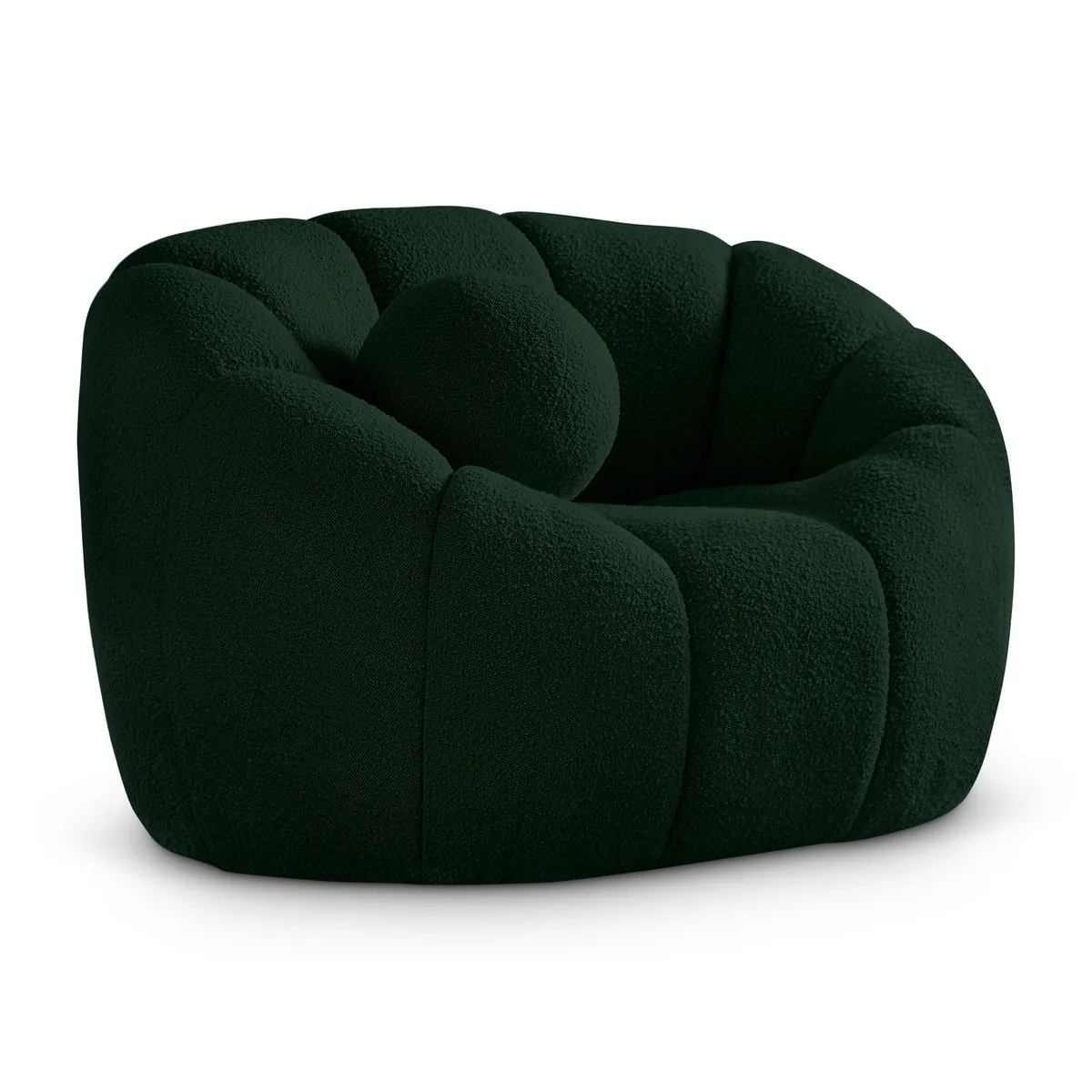 Elijah - Boucle Chair - Green