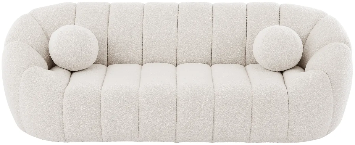 Elijah - Boucle Sofa - Cream
