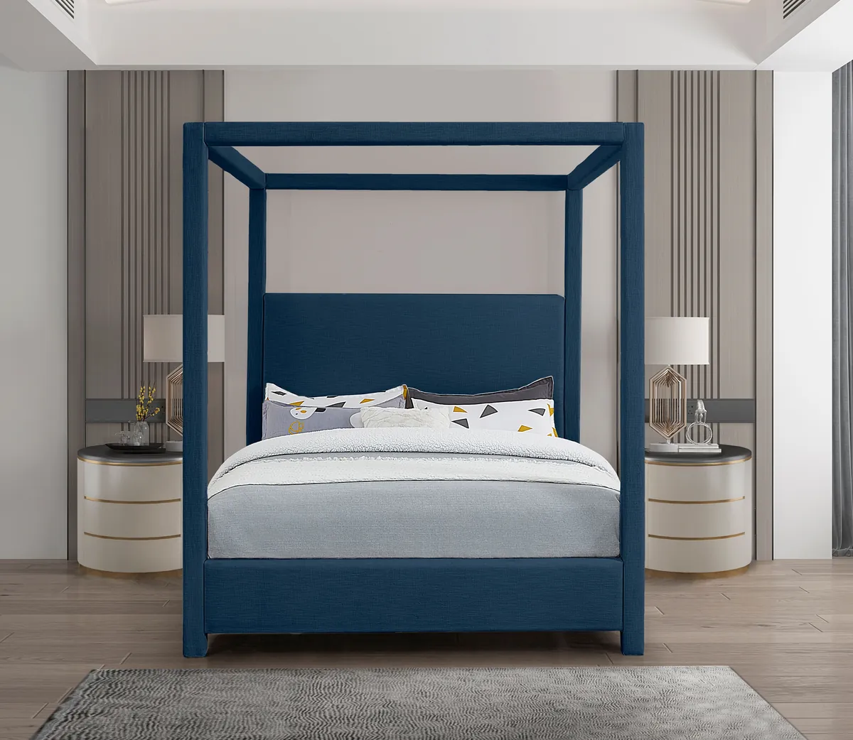 Emerson - King Bed - Navy