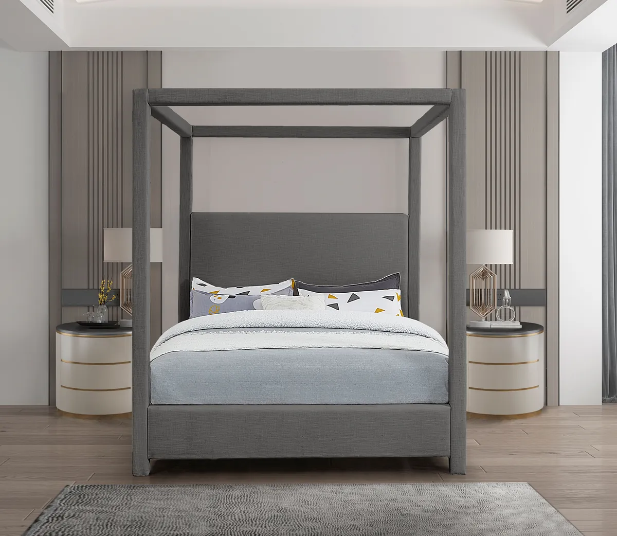 Emerson - Queen Bed - Gray