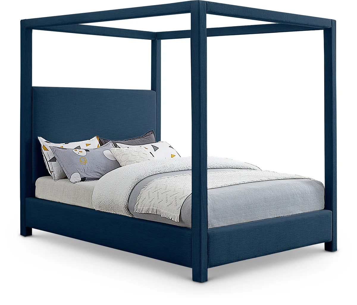 Emerson - Queen Bed - Navy