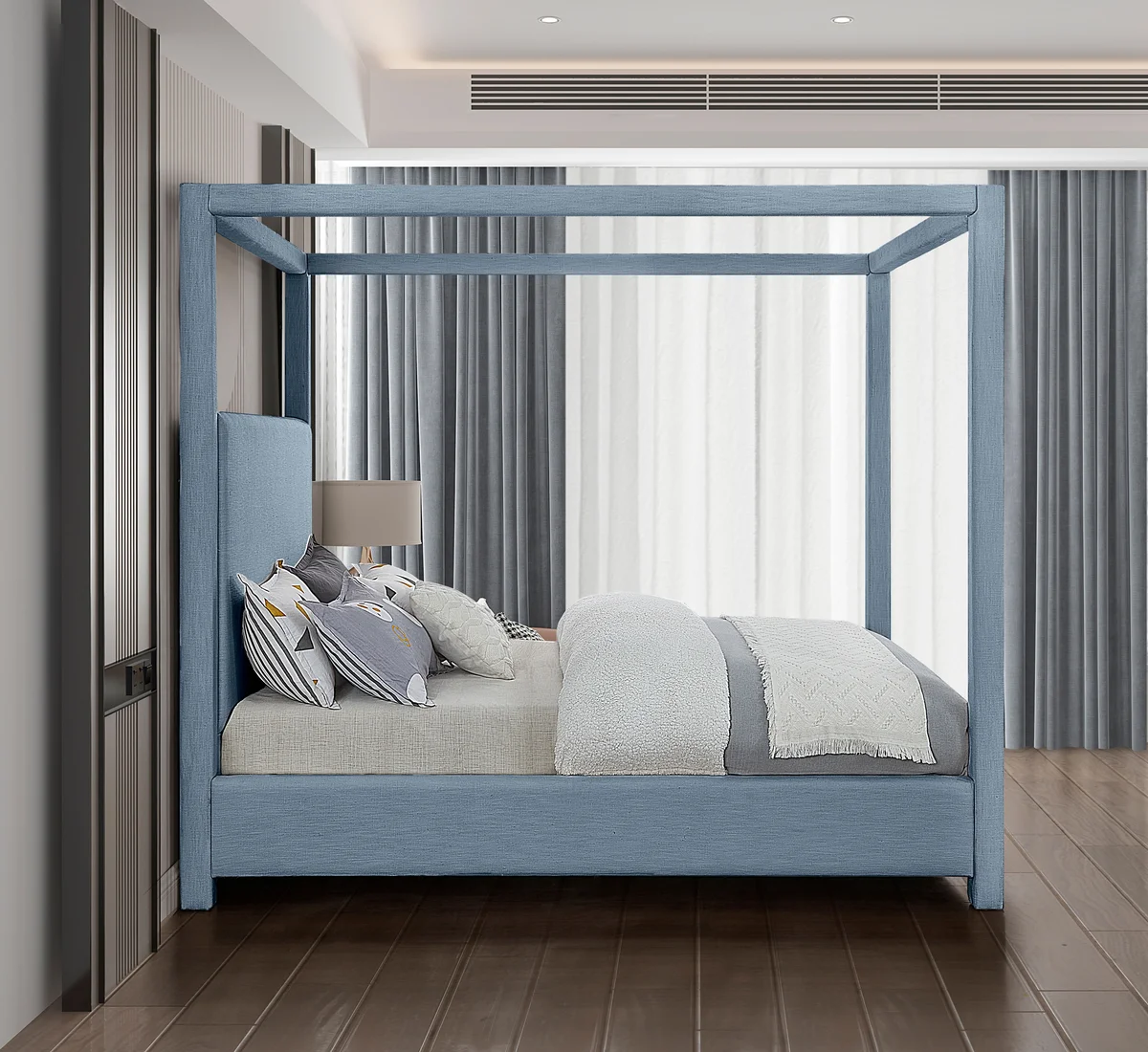 Emerson - King Bed - Sky Blue