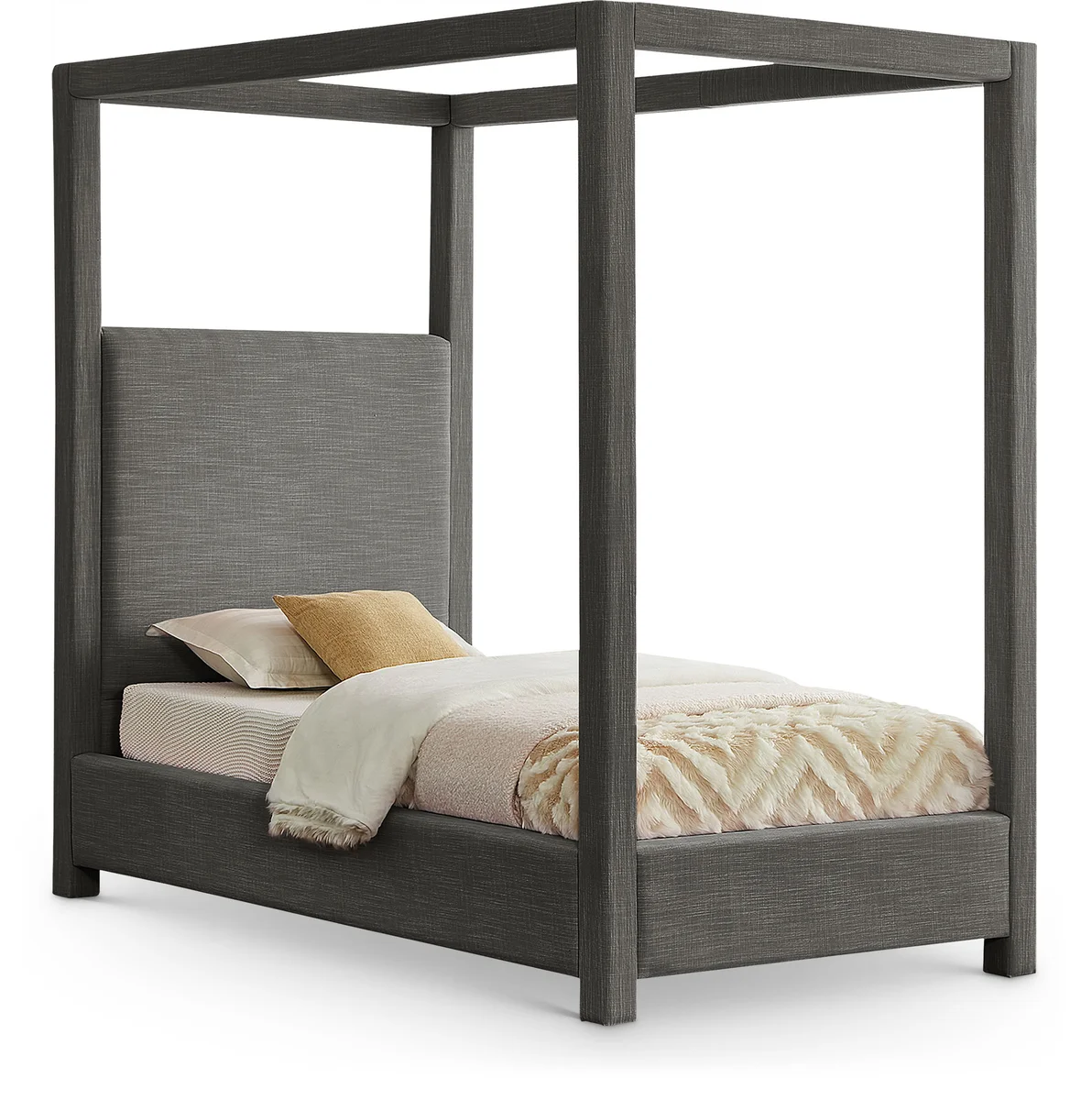 Emerson - Twin Bed - Gray