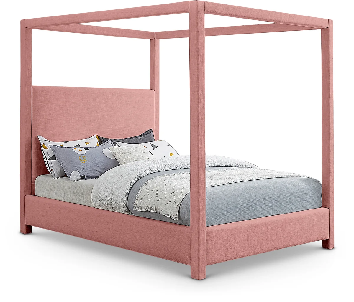 Emerson - King Bed - Light Pink